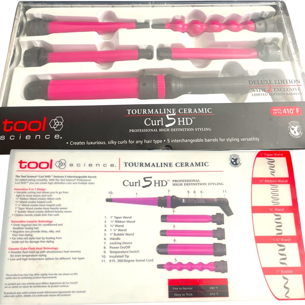 Curl 5HD PROFESSIONAL HIGH DEFINITION STYLING WAND